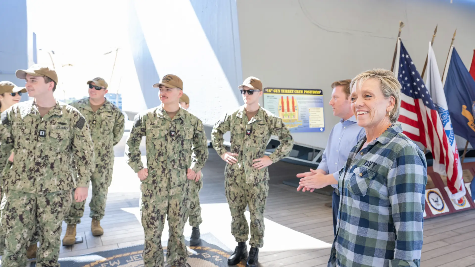 BB-62 veterans visit photo 2