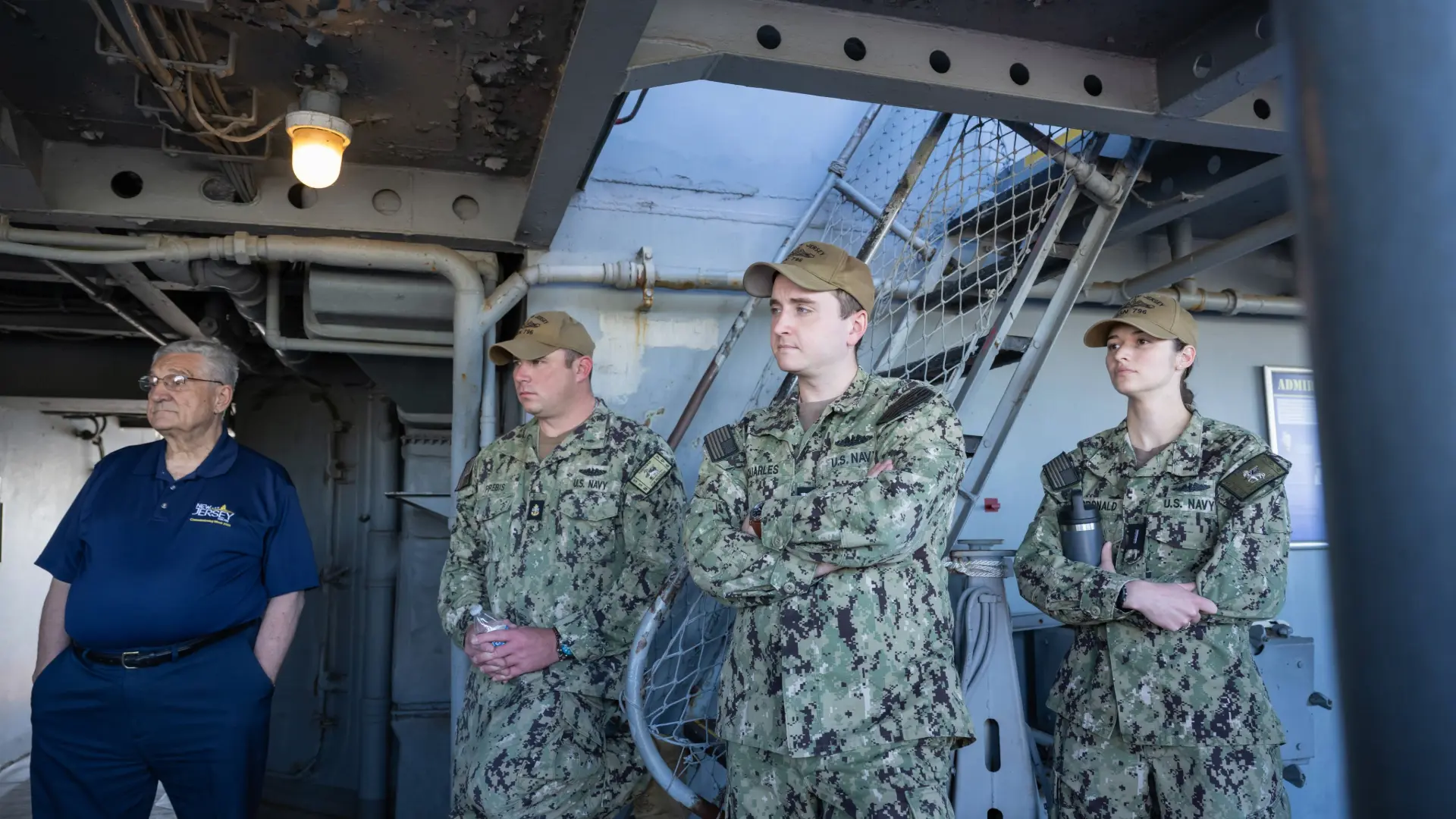 BB-62 veterans visit photo 4